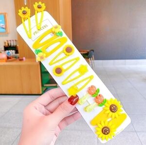 Children's Hairpin‎ Set-SUNFLOWER SERIES